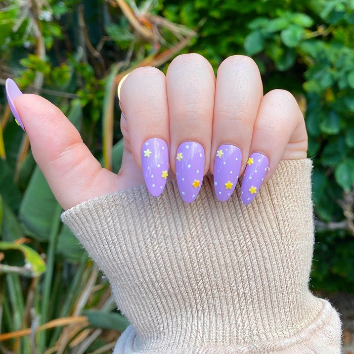 purple nail designs